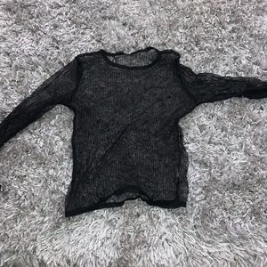 see through long sleeve